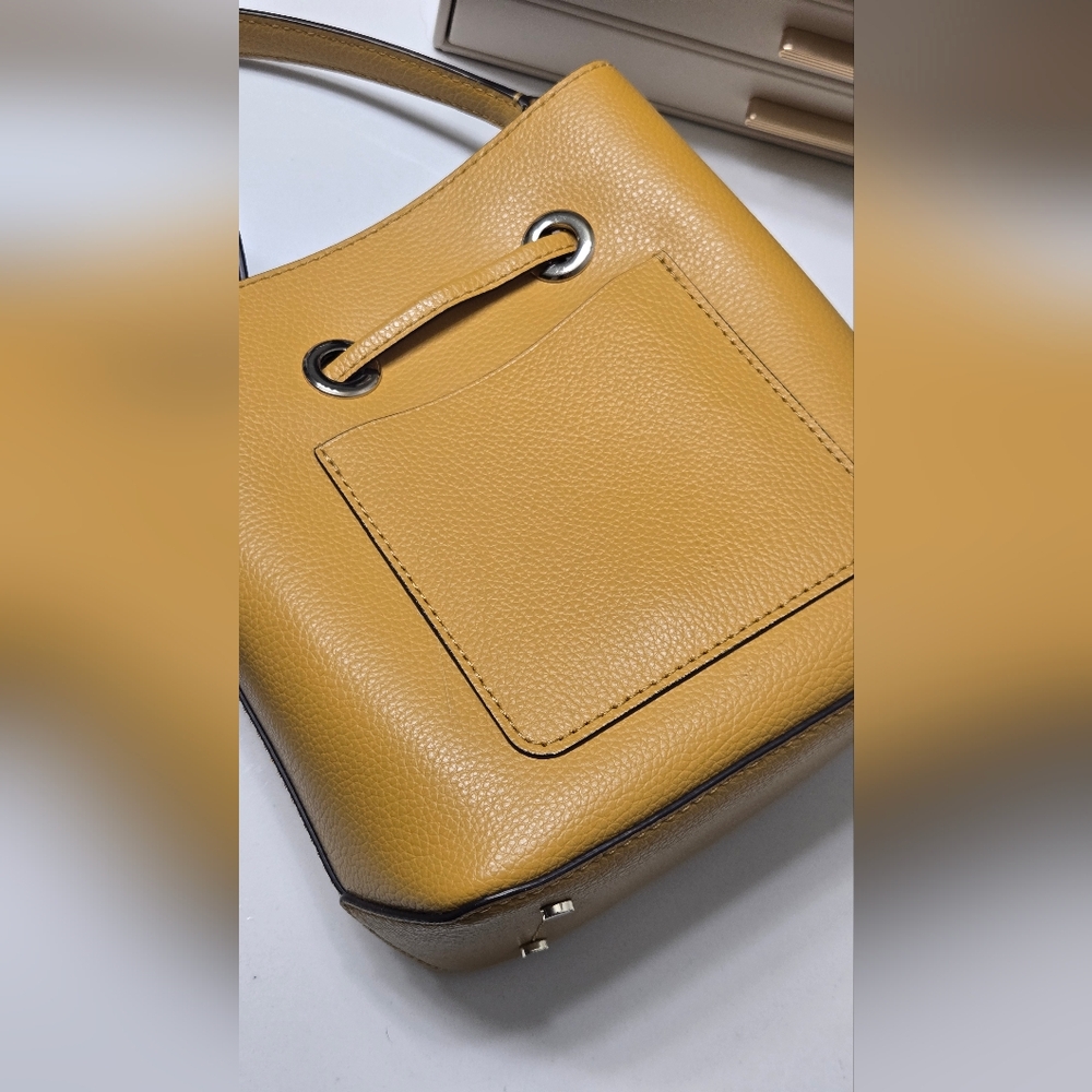 Kate Spade Yellow Leather Bucket Bag - Picture 7 of 16